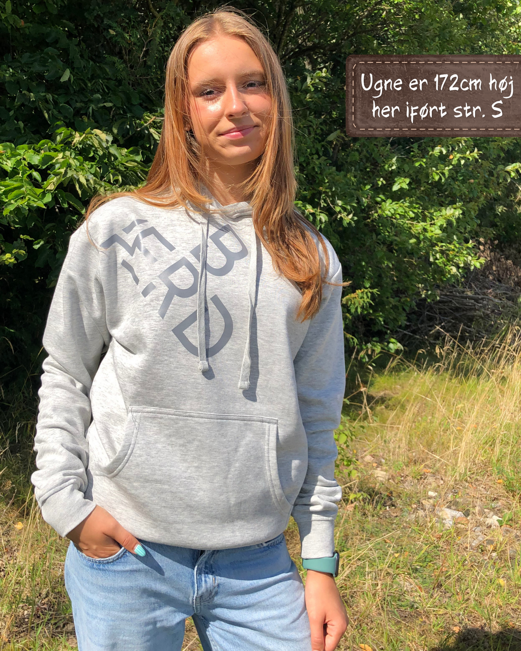 Hoodie Ytag - Heather grey