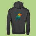 Hoodie Fugl - Sort