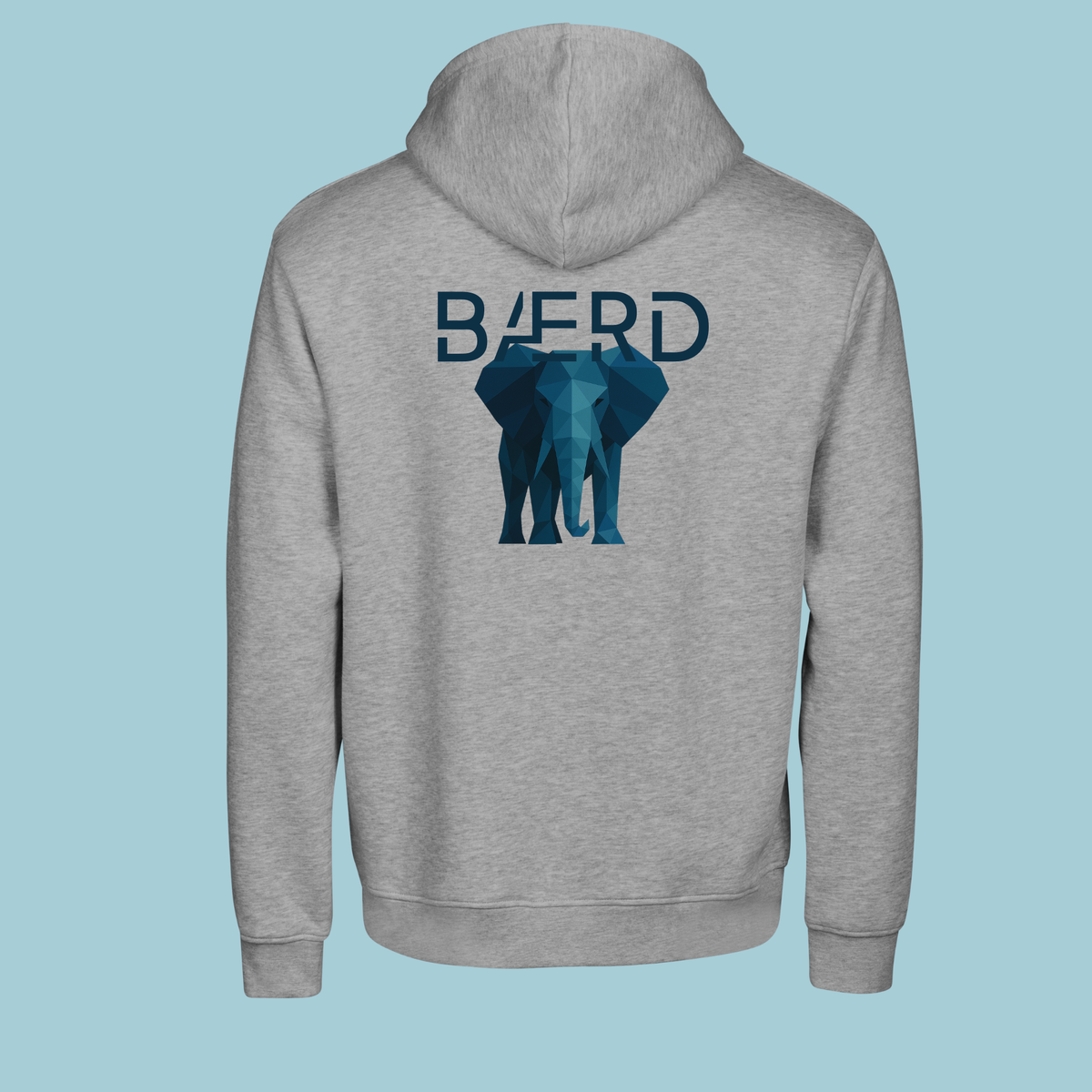 Hoodie Elefant - Heather grey