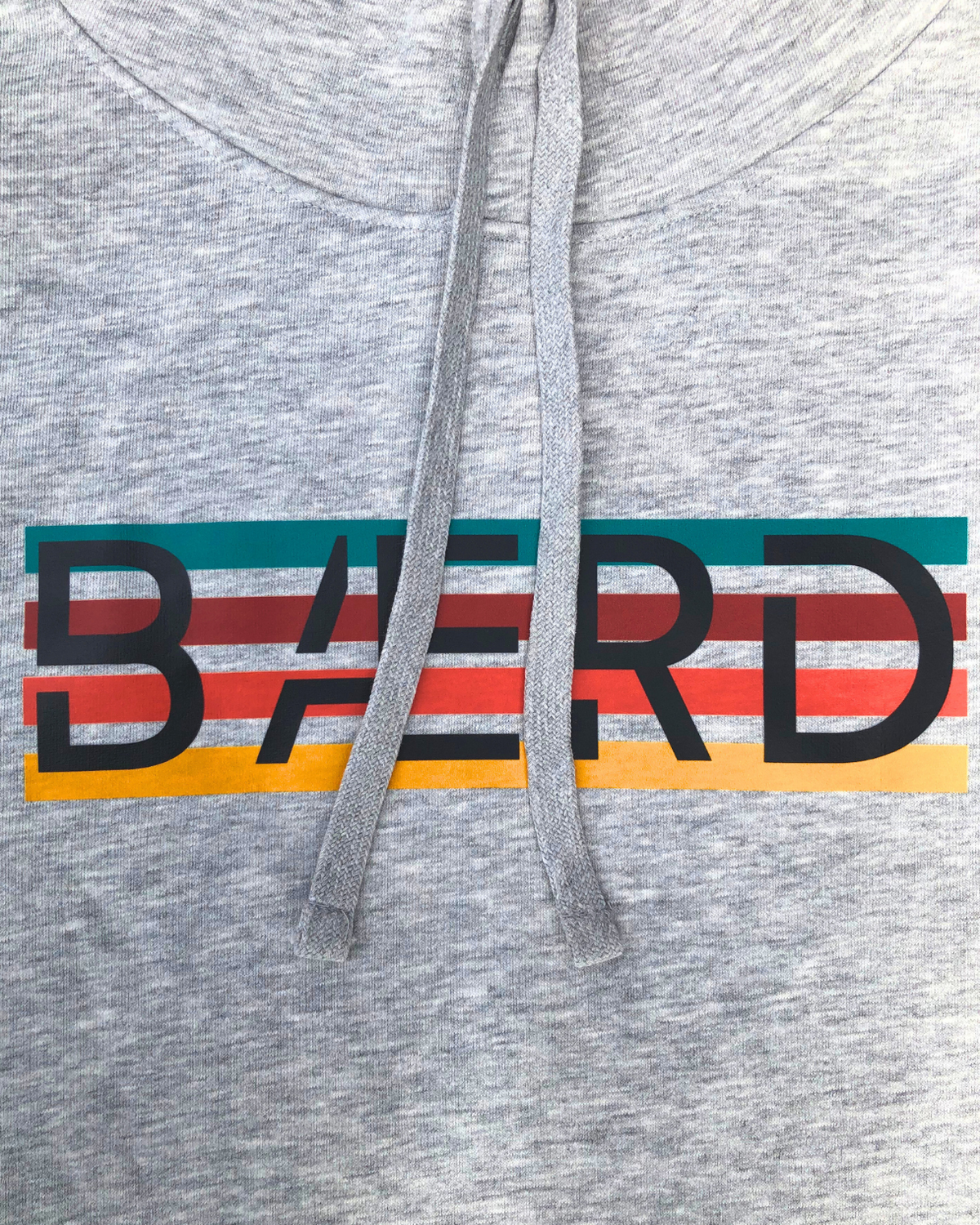 Hoodie Retro - Heather grey